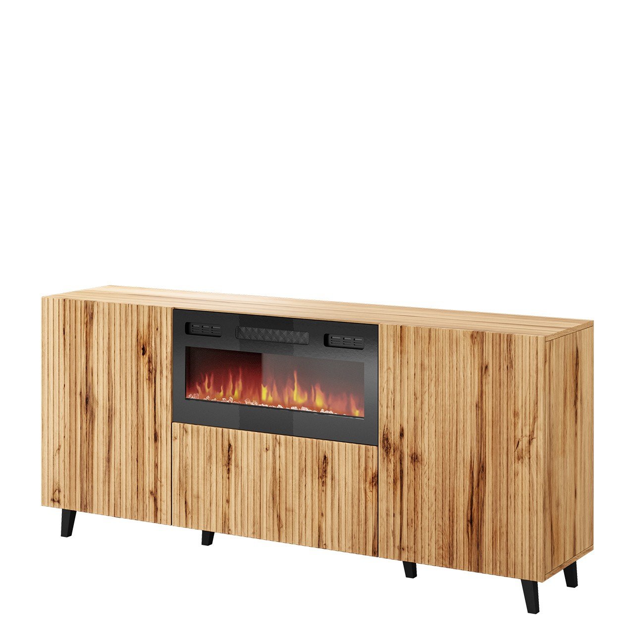 Sideboard Tilderi 20 mit Kamin   Lieferung KOSTENLOS