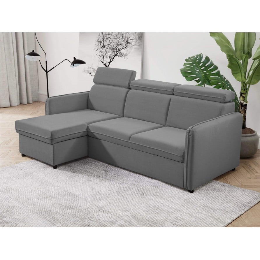 Ecksofa Nivorra Mini mit Bettkasten und Schlaffunktion